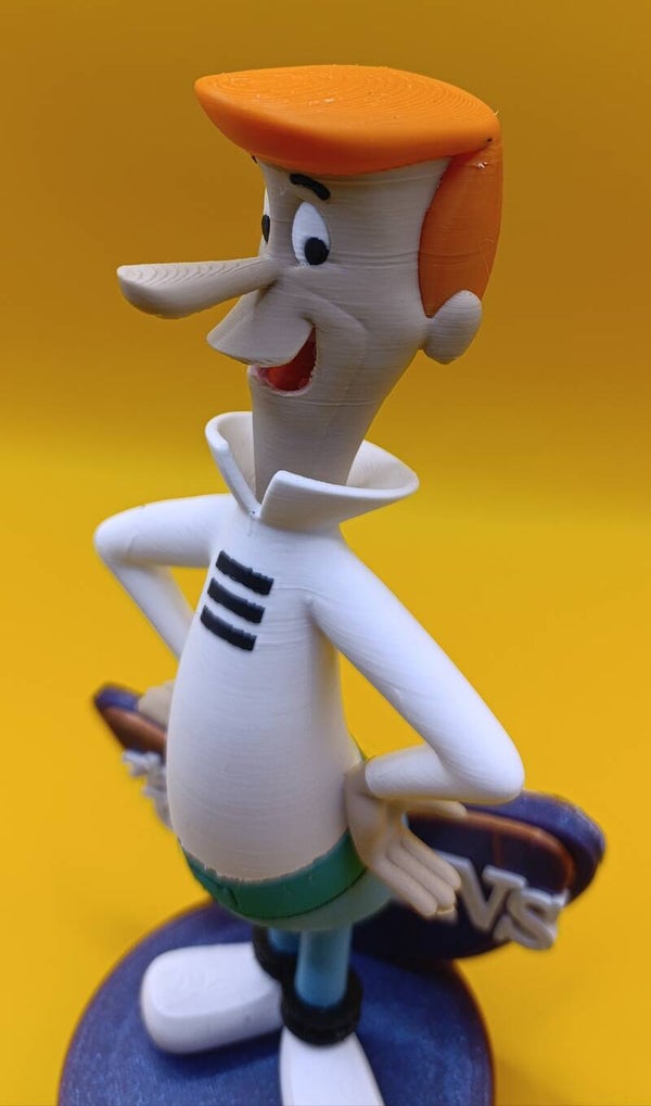 George Jetson 3D Figure – Colorful 3D Printed Fan Art (18 cm)