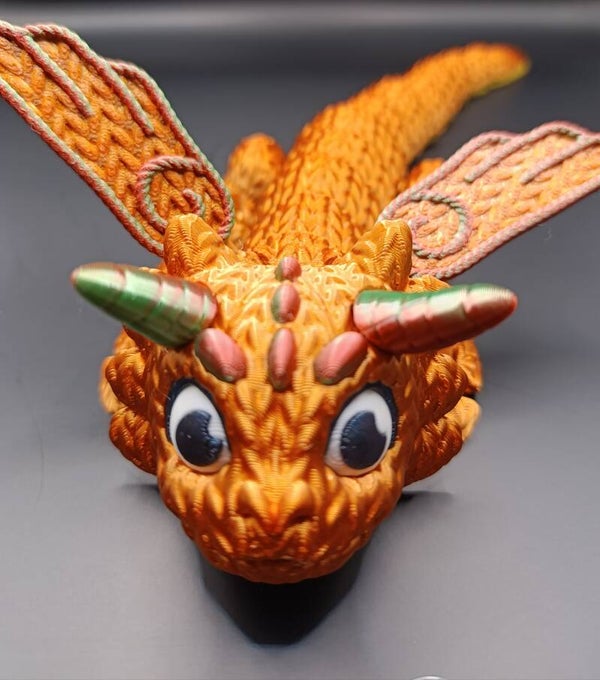 Dragon Magic – Orange 3D Fantasy Friend!