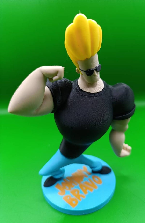 Johnny Bravo Figurine 15cm – Style, Muscle & 90s Cartoon Cool!
