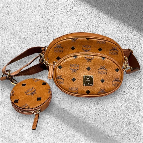 MCM Crossbody Pouch Trio