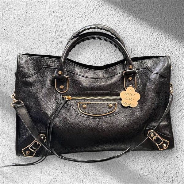 BALENCIAGA Classic Metallic Edge City Bag