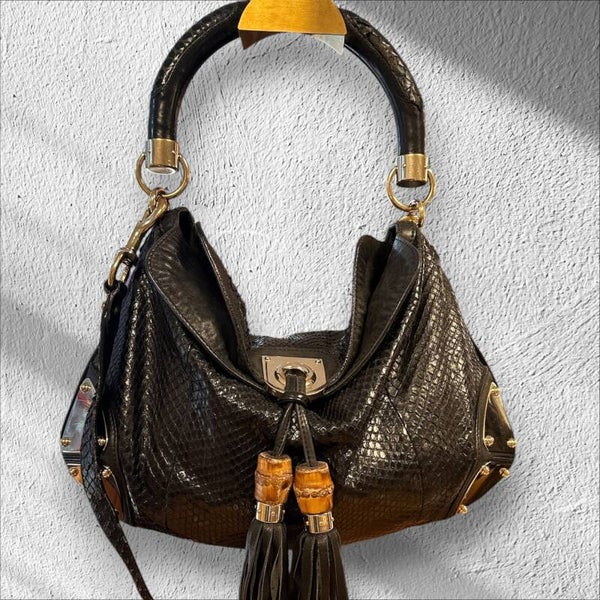 GUCCI Babouska Indy Large Hobo Bag