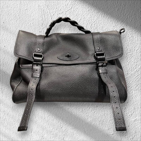 Mulberry Alexa Maxi – Schwarzes Leder