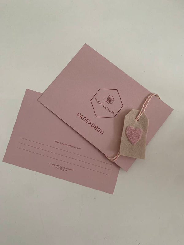 Cadeaubon Studio Viltelief