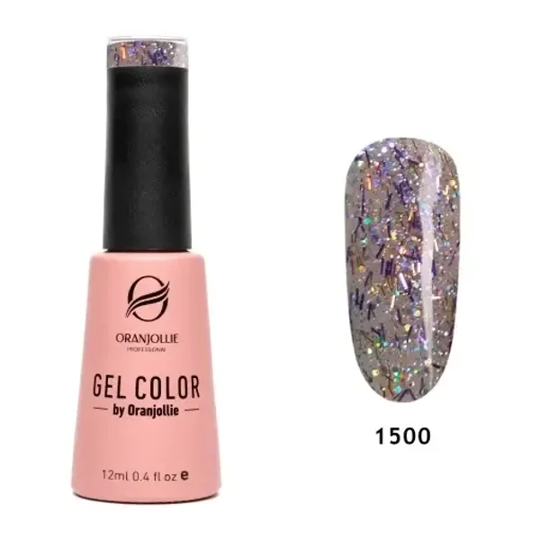Esmalte de uñas semipermanente Gel Color Nº 1500 12ml Oranjollie