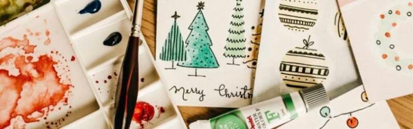 Abonnement pour DÉCEMBRE (soirées créatives) : Cartes et étiquettes en aquarelle