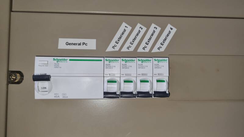 Installation tableau électrique