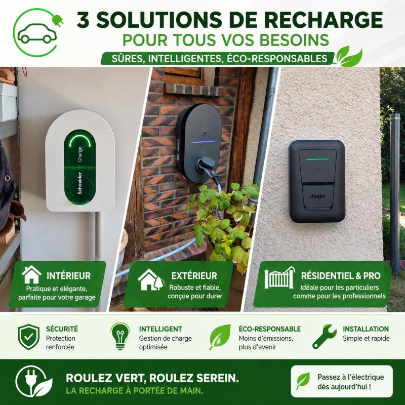 fourniture et pose borne de recharge par RITIE SARL