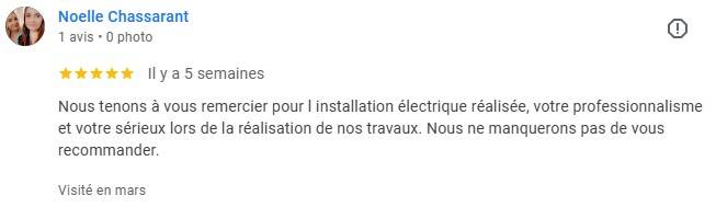 Installation prises électriques