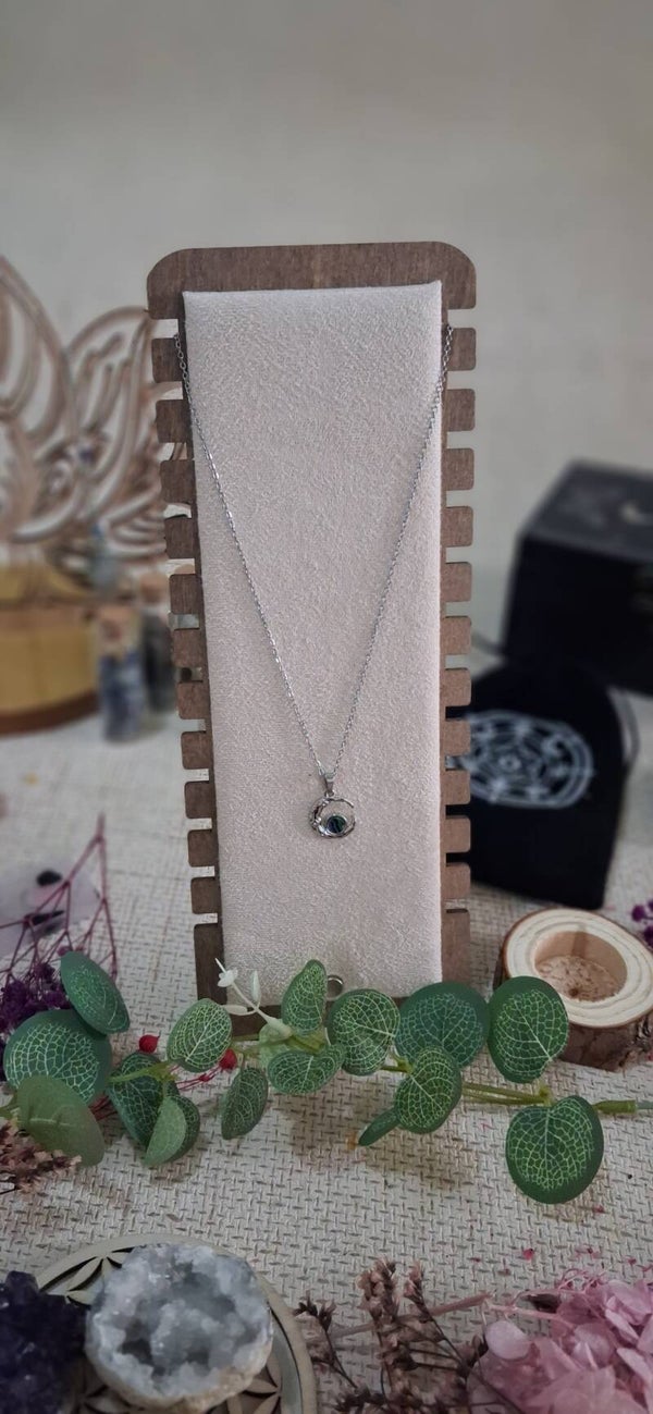 Collier Opale "Lune Bleue"