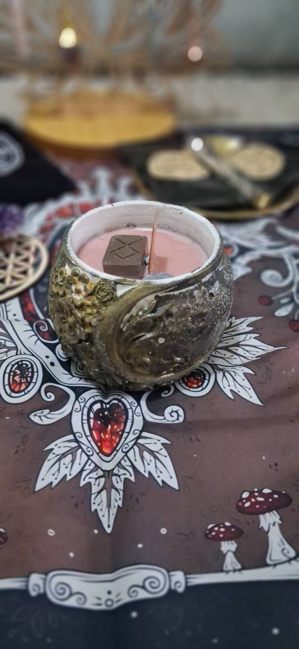 Bougie Rituel Sacré – Sagesse & Intuition ✨
