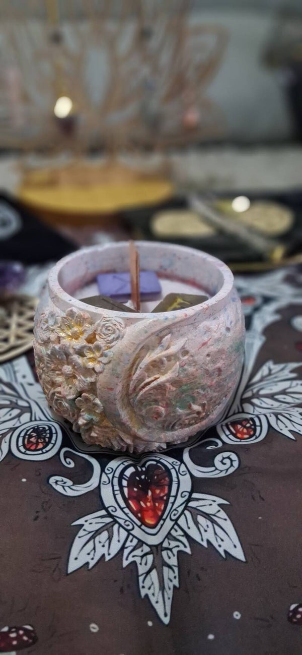 ​✨ Bougie Rituel Runique – Mystère & Protection ✨