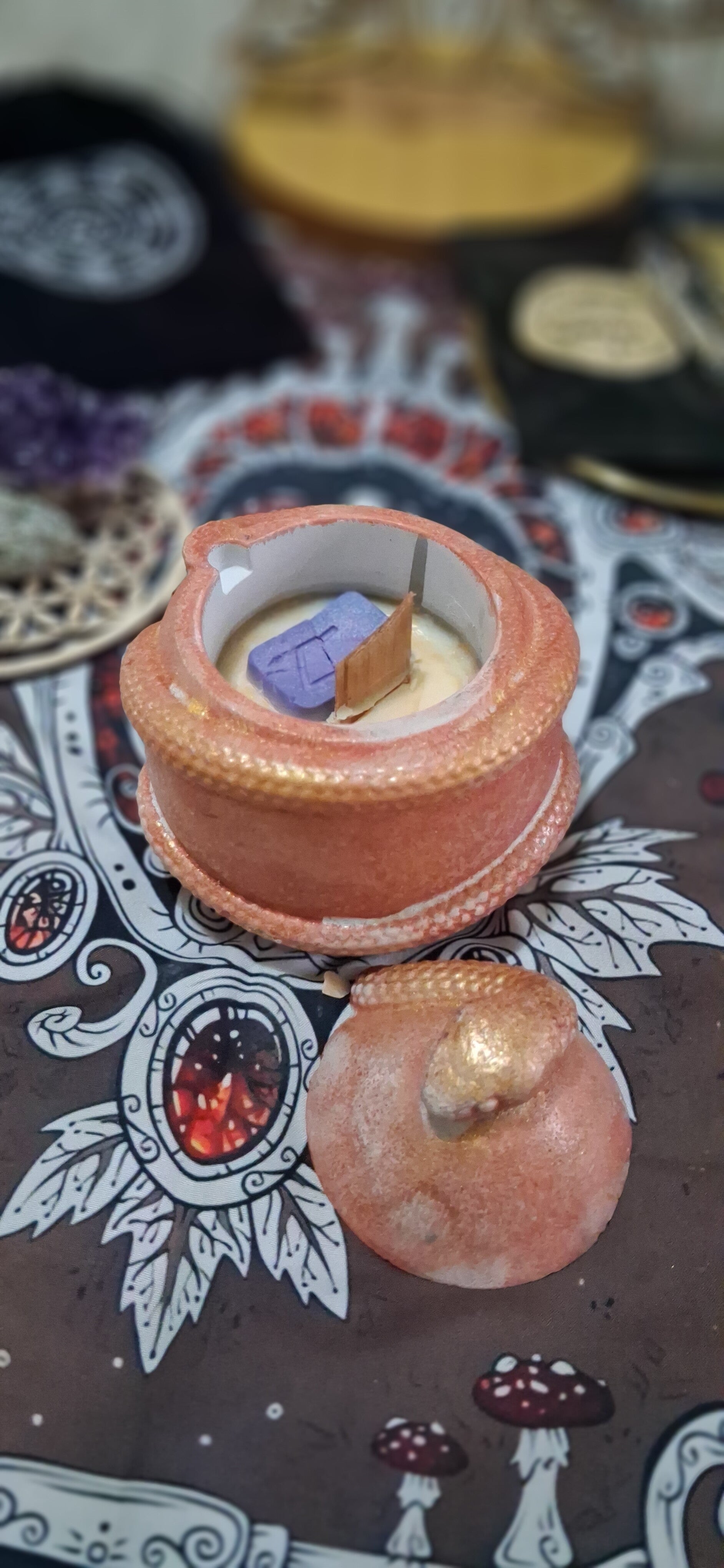 Bougie "Serpent Sacré"