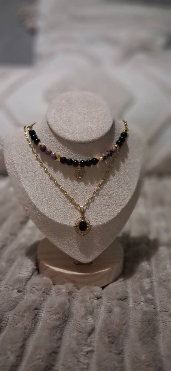 Collier Obsidienne - "Le Miroir de l'Âme"