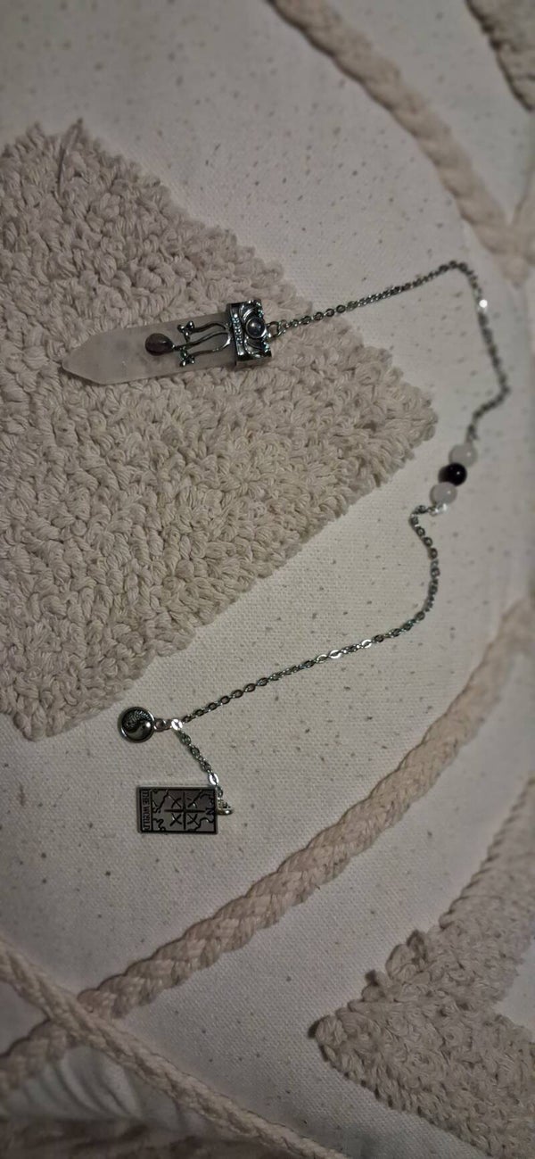 Pendule Cristal de Roche "Clarté & Harmonie" - Pureté et équilibre