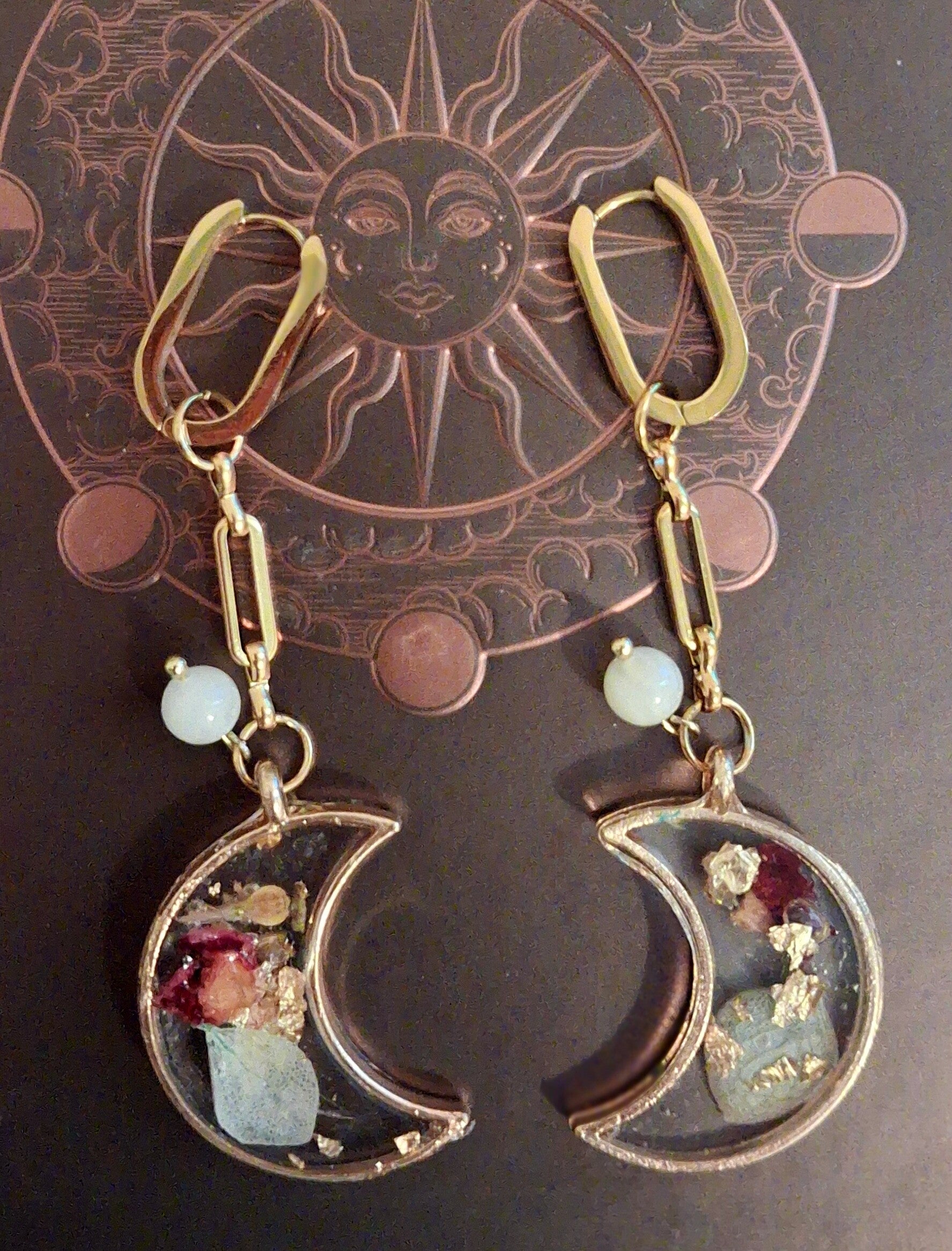 Boucles d'oreilles « Séléné »