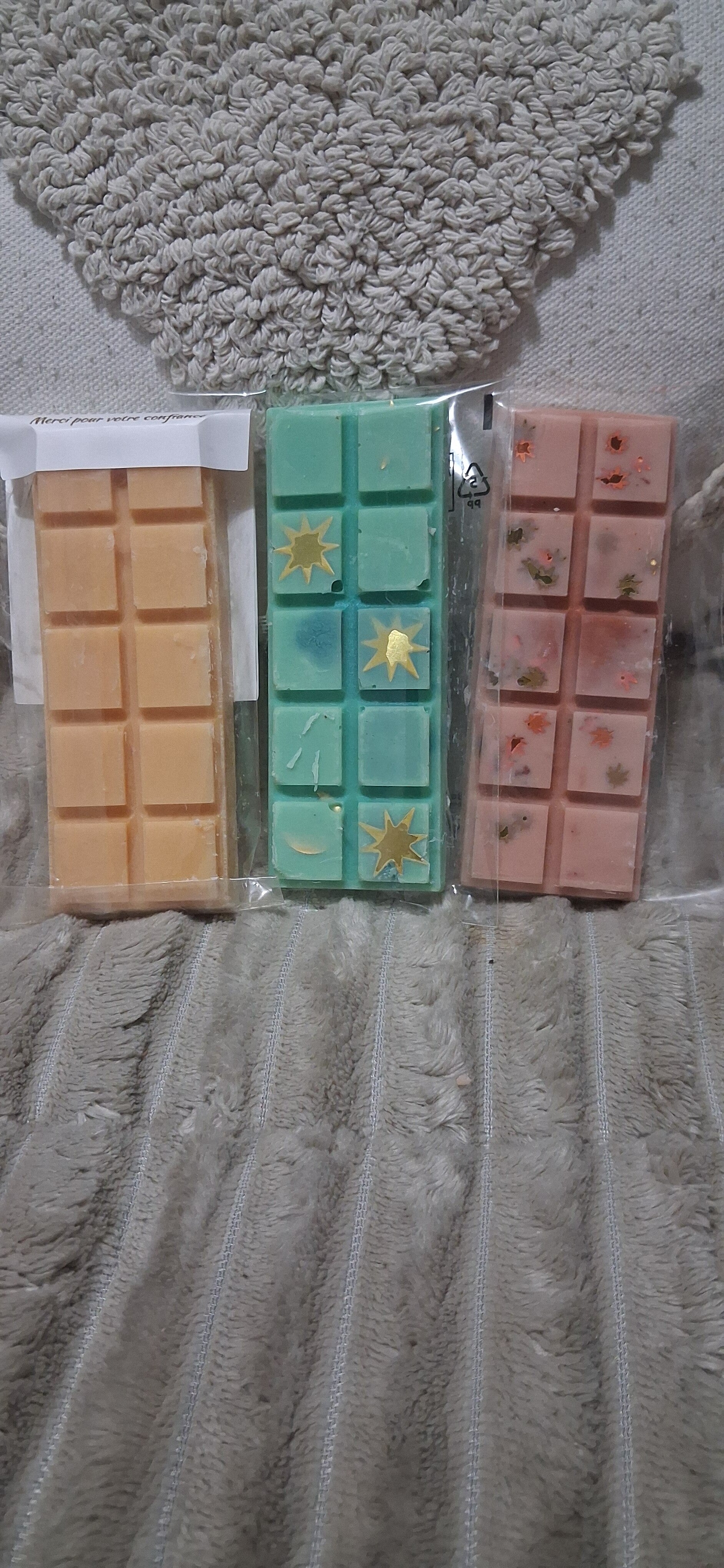 Lot de 3 tablettes de fondants