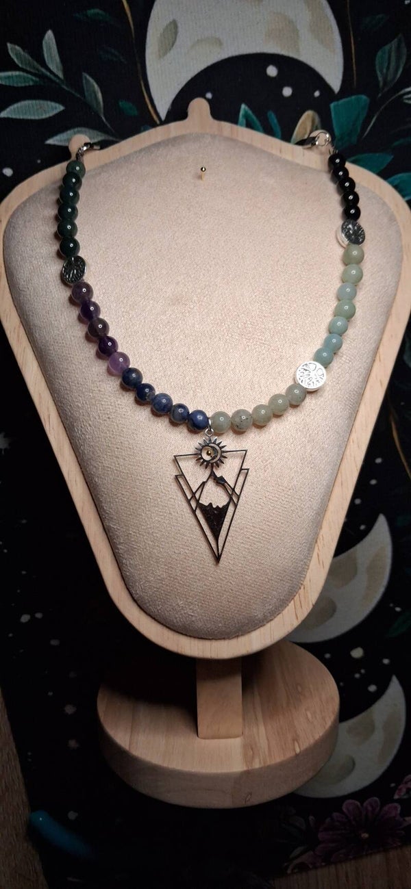 Collier Homme « Astre & Montagne »