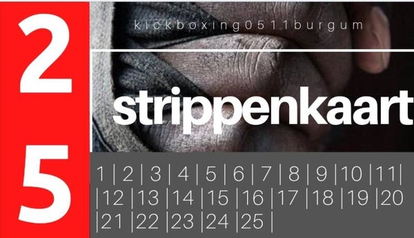 Strippenkaart 25 lessen