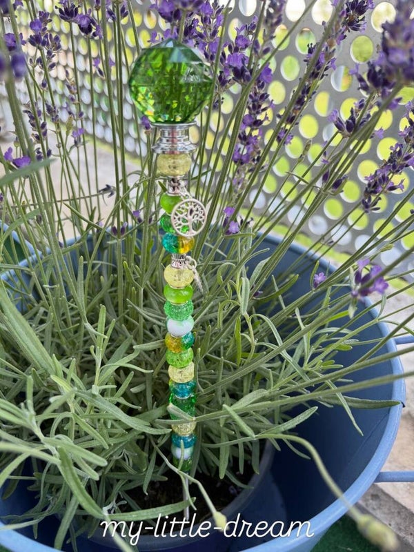 Gartenstecker grün