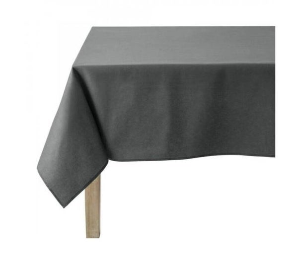 Nappe de table rectangle gris foncé