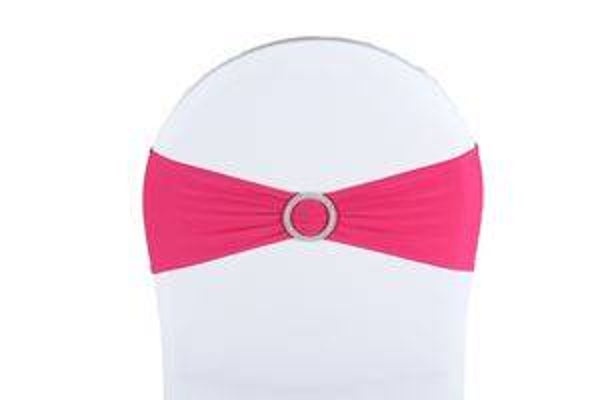 Noeud de chaise lycra fushia
