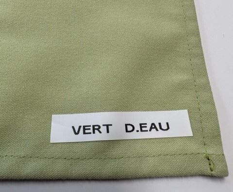 Serviette de table vert d'eau