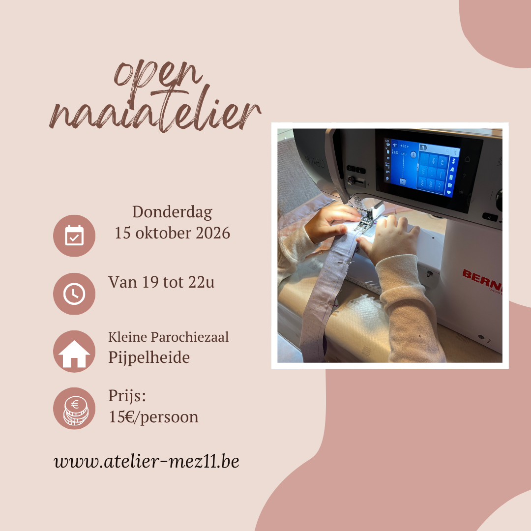 open naaiatelier 15 oktober '26