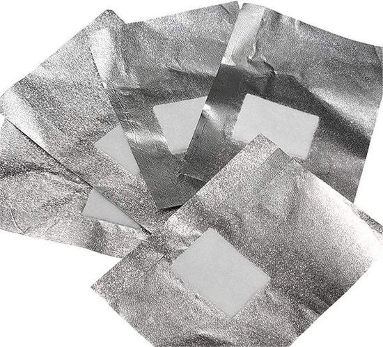 Folie gellak remover wraps
