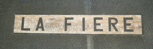Panneau WW2 " LA FIERE"