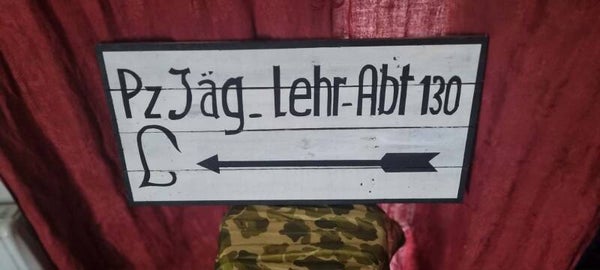 Panneau Allemand WW2
