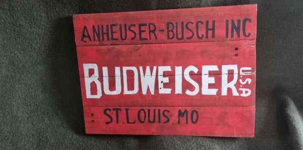 Panneau WW2 " BUDWEISER "
