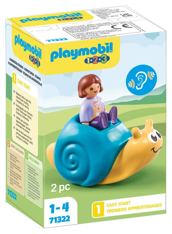 PLAYMOBIL 1.2.3 Schommelende slak - 71322