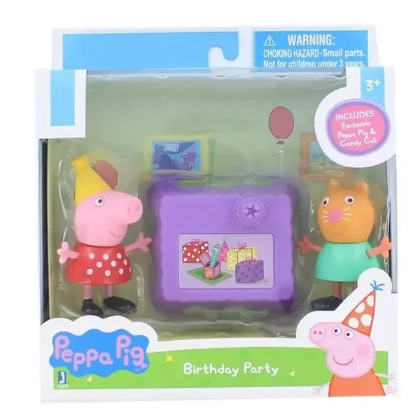 Peppa Pig and Candy Cat -  Birthday Party Figures Pack