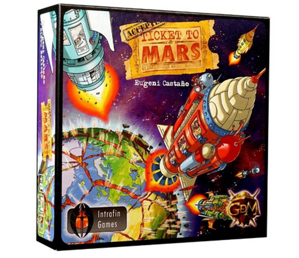 Ticket to Mars - EN/FR/IT/NL - Bordspel