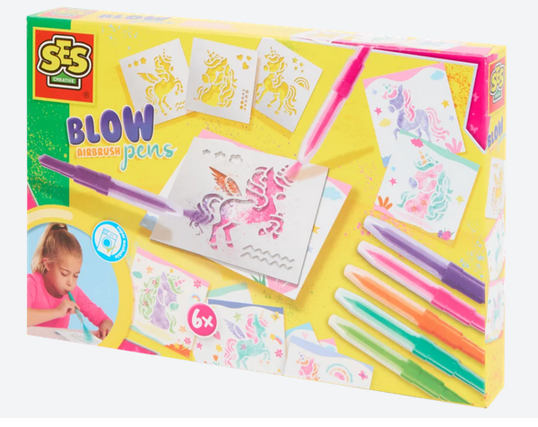 SES Creative: Blow Airbrush Pens - Eenhoorn