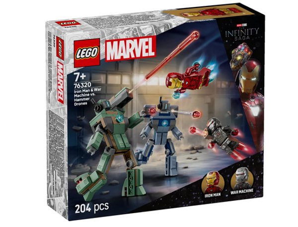 LEGO Super Heroes: Iron Man en War Machine vs. Hammer Drones - 76320