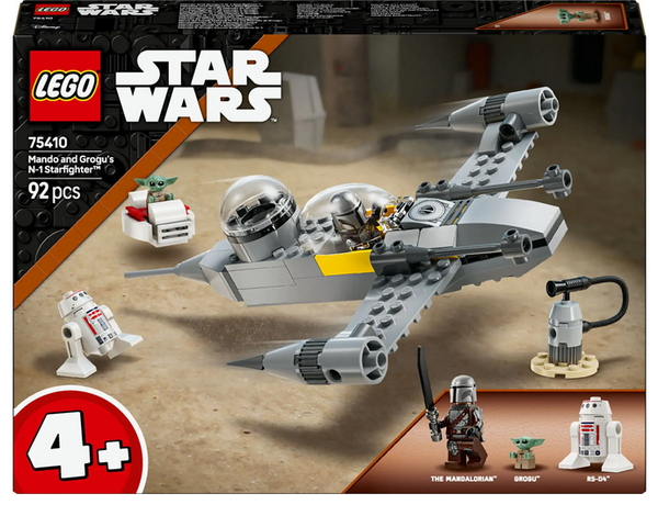 LEGO Star Wars: Mando en Grogu’s N-1 Starfighter - 75410