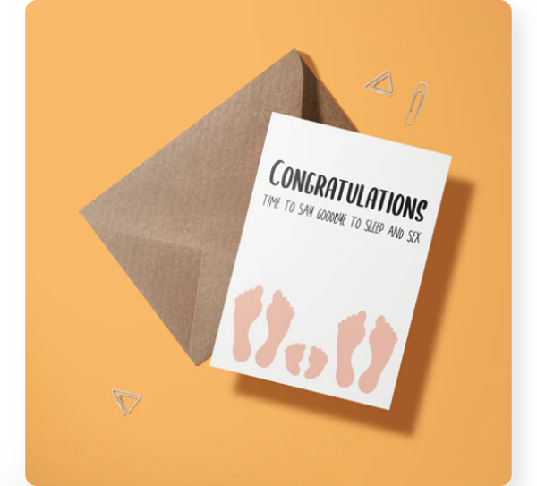 Wenskaart huwelijk - Say goodbye