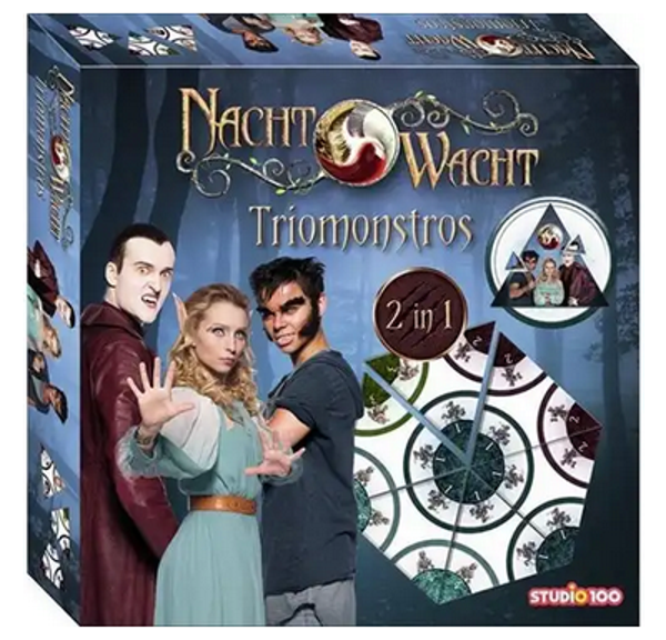 Nachtwacht Spel Triomonstros 2in1