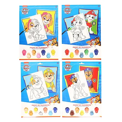 Paw Patrol verf op nummer
