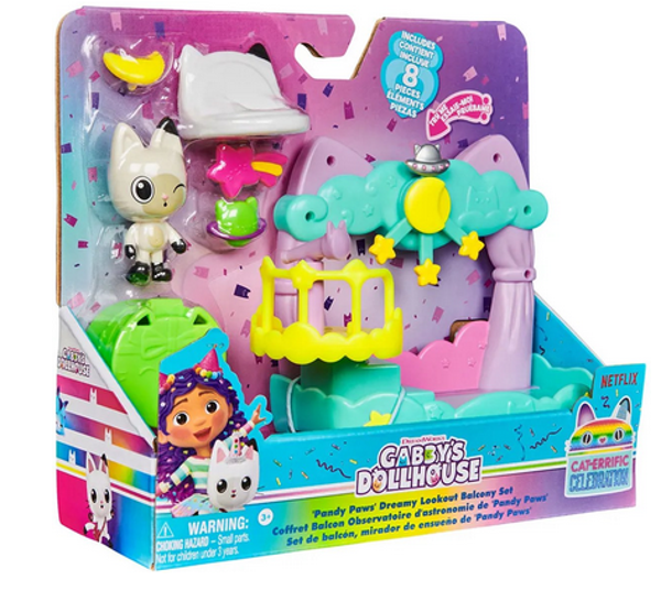 Gabby's Dollhouse: Pandy Paws - dromerige uitkijkset balkon