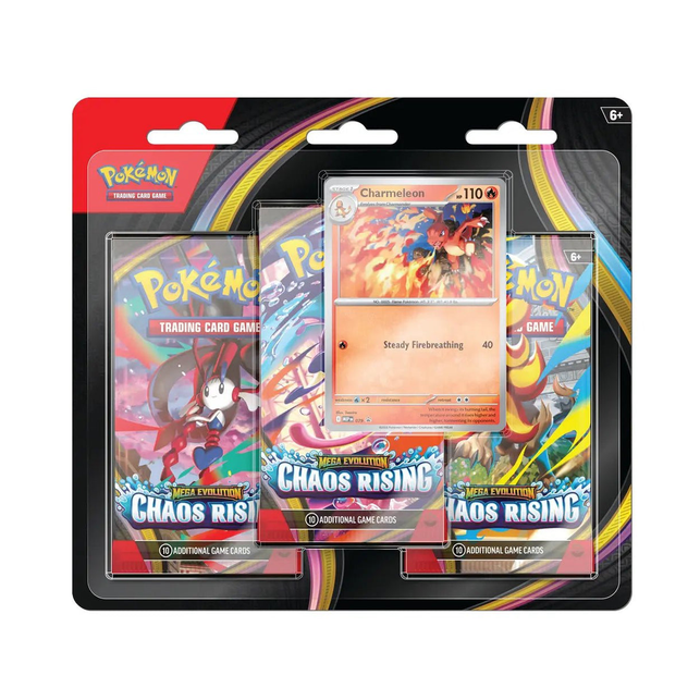 Pokémon Mega evolution Chaos Rising pack of card games 3 - Engelstalig