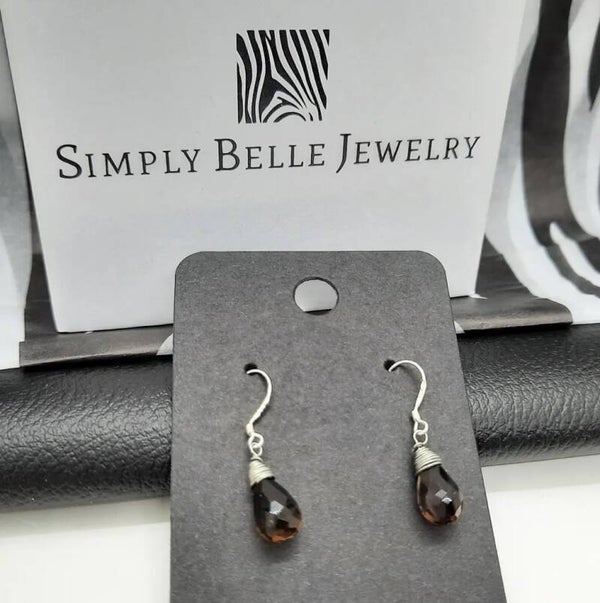 925 Silber Topaz, 925 silver droplets with Topaz!