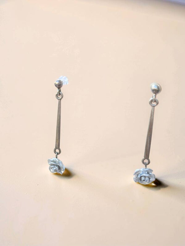 Grey Flower 925 Silver 0041