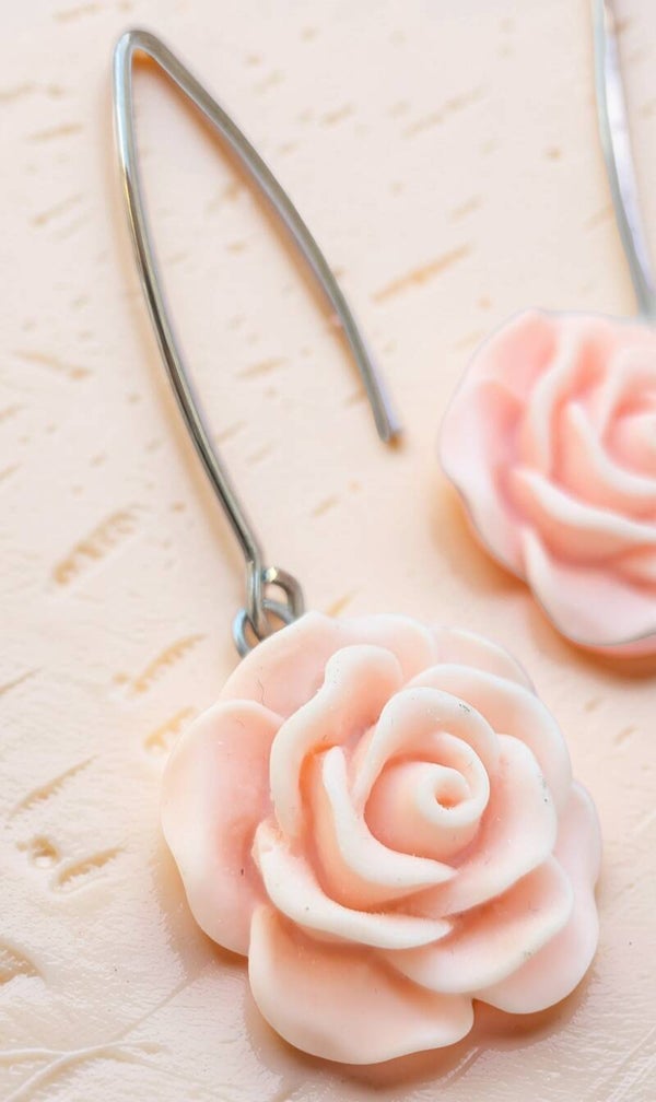 Light Pink Polymer Clay Daisies 0029