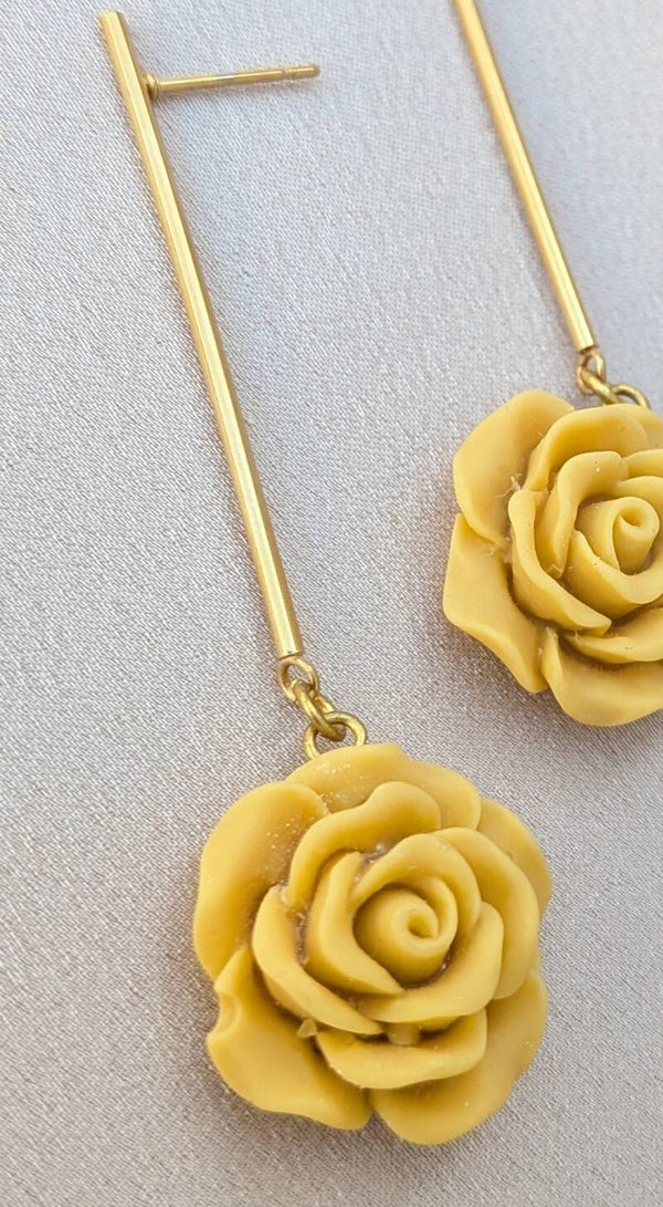 Yellow Polymer Clay Daisies 0026