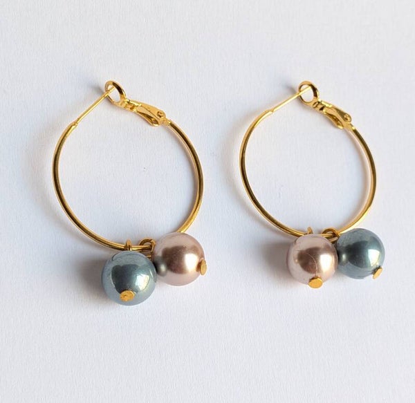 Pearl Hoops 0092