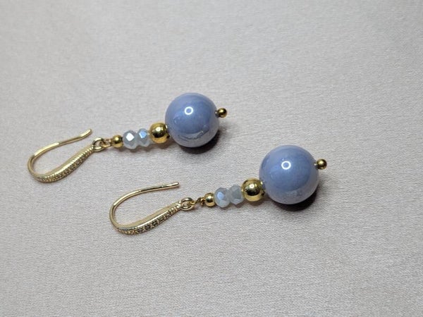 Coloured Light Gray Round Pearl 0147