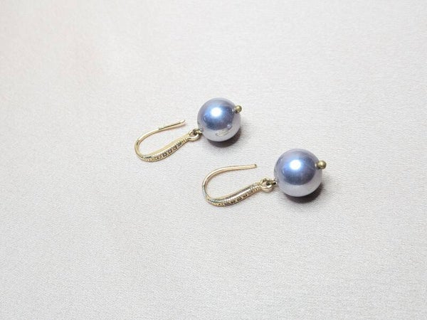 Coloured Light Gray Round Pearl 0148